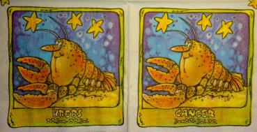 087 Stars - 3-ply - Crayfish
